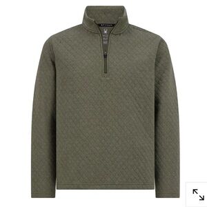 Spyder Men's Quilted Zip-Up Sweater - Olive